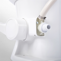Dometic 401 Bone Low-Profile Round Toilet 9610008279