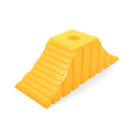 Camco 44435 Tandem Wheel Chock, Yellow Hard Plastic