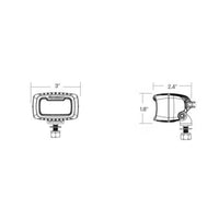 Rigid SR-M Pro Amber Spot Light | 902214