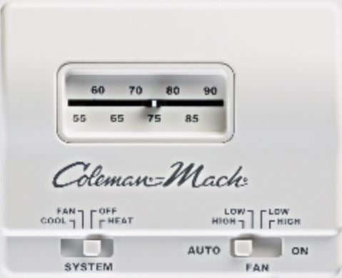 Coleman 7330B3441 RV Thermostat, Heat/Cool 24V
