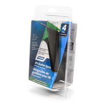 Camco 42452 RV Gutter Spout Extensions, Black 4-Pack
