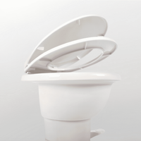 Dometic 410 Series Pedal-Flush Toilet, Bone Porcelain