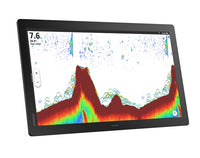 Simrad NSO 4-22. NEON OS, 22-inch Glass-bridge multi-function display. Qualcomm 8-core processor. Full HD touchscreen. Gigabit Ethernet, WIFI, Video In and Out. Next-generation C-MAP DISCOVER X chart included