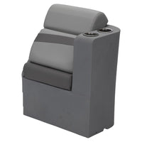 Taylor Made 803551 Right Chaise Boat Seat, Charcoal