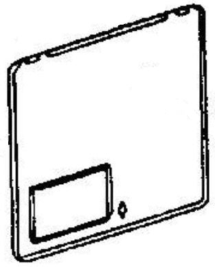 Dometic Atwood 10 Gallon Water Heater Door, Black 93963