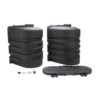 Camco 50512 Double 30 lb Propane Tank Cover, Black
