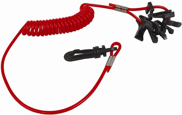 Attwood 7591-6 Kill Switch Lanyard, 7 Keys