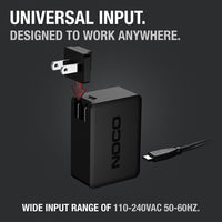 NOCO U65 65W USB-C Charger for Boost X Jump Starters
