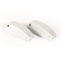 Camco 44173 RV Baggage Door Catch, Polar White, 2-Pack