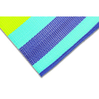 Camco 42806 Handy Mat, 5x6.5 ft Blue RV Patio Mat