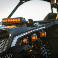 RIGID Revolve Can-Am Headlight Kit 41637 | Amber LED