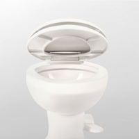 Dometic 401 Bone Low-Profile Round Toilet 9610008279