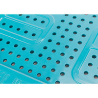 Camco 53385 RV-Shaped Pot & Pan Drainer, Teal ABS