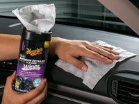 Meguiar's G13600 Quik Interior Detailer Wipes, 25ct