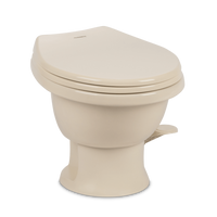 Dometic 411 Low Profile Marine Toilet, Bone Ceramic