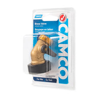 Camco 20173 45-Degree Brass Water Fill Hose Valve