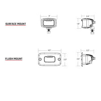 Rigid Industries SR-M PRO 912313 LED Driving Light
