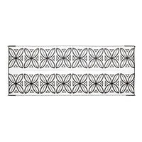 Camco 20x8 Reversible RV Outdoor Patio Mat - Charcoal