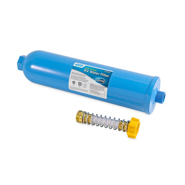 Camco TastePure XL Water Filter with KDF | Inline RV
