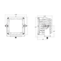 RIGID D-XL Amber Pro Spot LED Pods, Pair | 322214