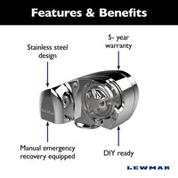 Lewmar Pro-Series 1000H Horizontal Windlass 12V