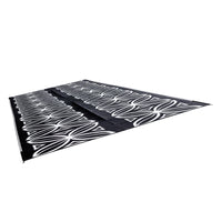 Camco 20x8 Reversible RV Outdoor Patio Mat - Charcoal