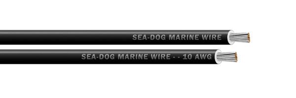 Sea-Dog 10 AWG Black Marine Primary Wire 500' Spool