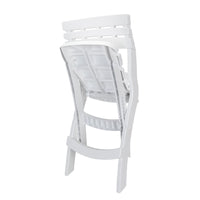 Camco 51640 Folding Table and Chair Set | 3-Piece White