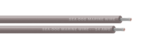 Sea-Dog 14 AWG Gray Primary Wire, 100 ft Tinned