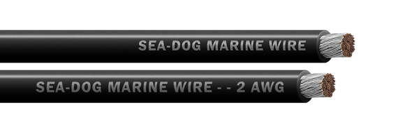Sea-Dog 2/0 AWG Black Tinned Battery Cable 100 Ft