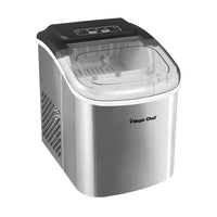 Magic Chef MCIM27ST Portable Ice Maker 27 lb Stainless
