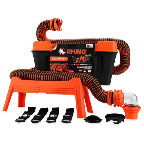 Camco RhinoEXTREME 15-Ft RV Sewer Hose Kit 43076