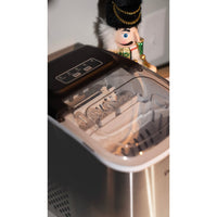 Magic Chef MCIM27ST Portable Ice Maker 27 lb Stainless