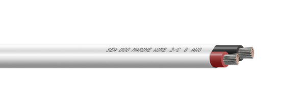Sea-Dog 8/2 AWG Tinned Duplex Marine Cable, 50 ft