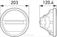 Hella Rallye 4000 LED Flood Insert 241430011