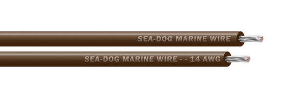 Sea-Dog 14 AWG Brown Primary Wire 100 ft | 8014072