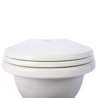 Dometic 411 Low Profile Marine Toilet, Bone Ceramic