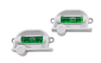 Camco 25520 Retro RV Bubble Level Set of 2