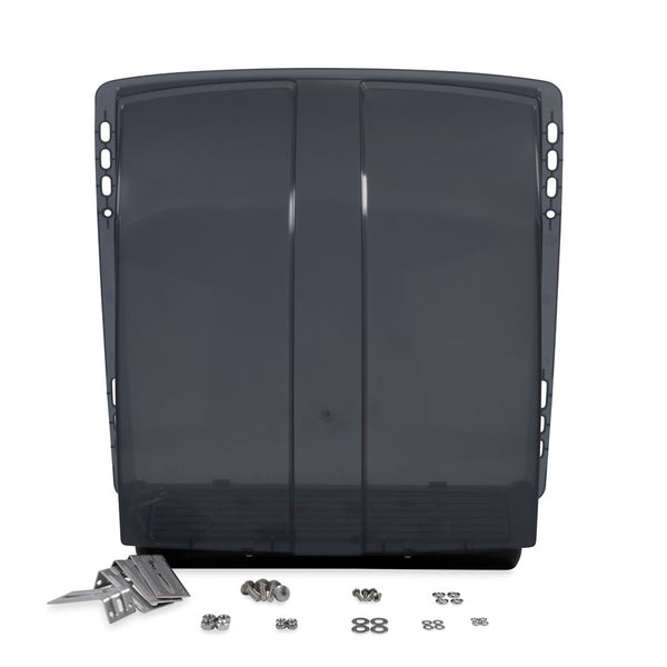 Camco 40453 RV Roof Vent Cover, Smoke 14x14