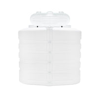 Camco 50513 RV Propane Tank Cover, Dual 30 lb, White