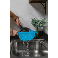 Camco 53385 RV-Shaped Pot & Pan Drainer, Teal ABS