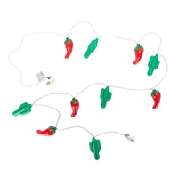 Camco 42659 Chili and Cactus Party Lights 8 ft
