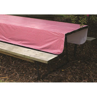 Camco 51019 Vinyl Tablecloth 52x84 Red/White Check