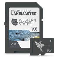 Humminbird LakeMaster VX West States Map Card