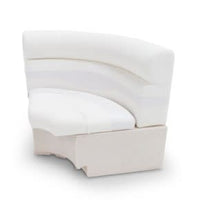 Taylor Made Platinum Radius Corner Boat Seat, White