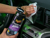 Meguiar's G13600 Quik Interior Detailer Wipes, 25ct
