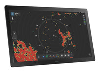 Simrad NSO 4-24. NEON OS, 24-inch Glass-bridge multi-function display. Qualcomm 8-core processor. Full HD touchscreen. Gigabit Ethernet, WIFI, Video In and Out. Next-generation C-MAP DISCOVER X chart included