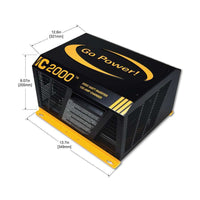 Go Power IC 2000W Inverter Charger 12V + Remote