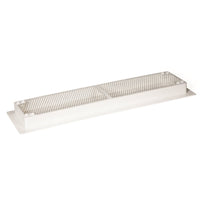 Camco 42161 RV Fridge Vent Base w/ Screen, White