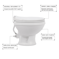 Dometic 401 Series Toilet | White Pedal Flush